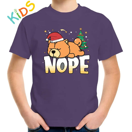 Nope Christmas Kids T-shirt - Tshirtpark.com