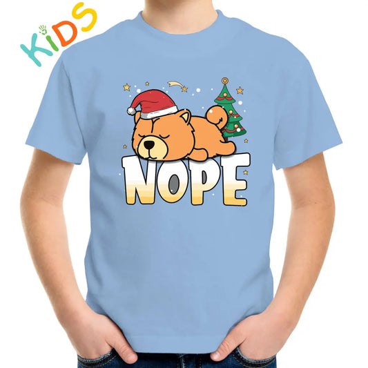 Nope Christmas Kids T-shirt - Tshirtpark.com