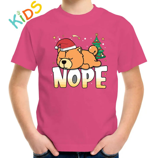 Nope Christmas Kids T-shirt - Tshirtpark.com