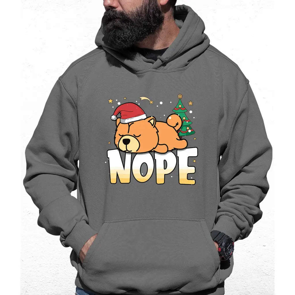 Nope Dog Colour Hoodie - Tshirtpark.com