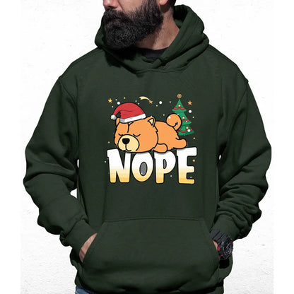 Nope Dog Colour Hoodie - Tshirtpark.com