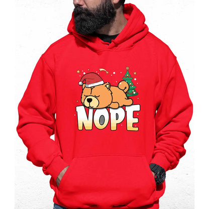 Nope Dog Colour Hoodie - Tshirtpark.com