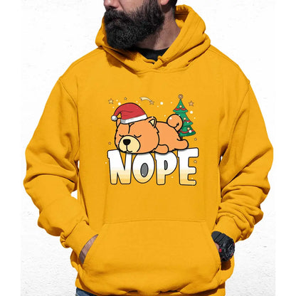 Nope Dog Colour Hoodie - Tshirtpark.com