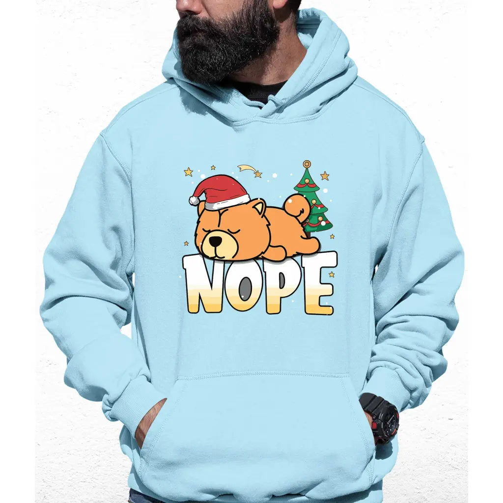 Nope Dog Colour Hoodie - Tshirtpark.com