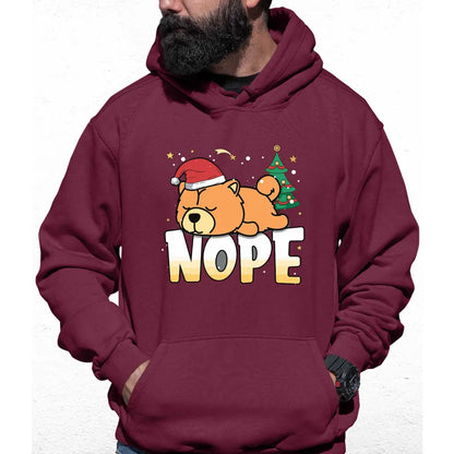 Nope Dog Colour Hoodie - Tshirtpark.com