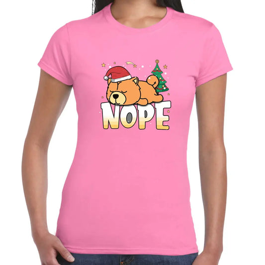 Nope Dog Ladies T-shirt - Tshirtpark.com