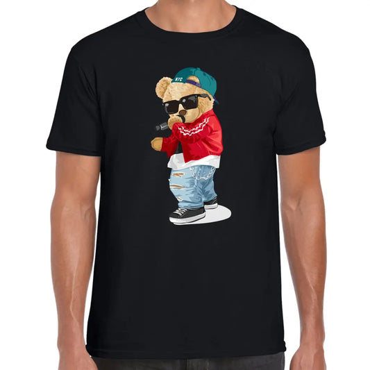 NYC Mic Teddy T-Shirt - Tshirtpark.com