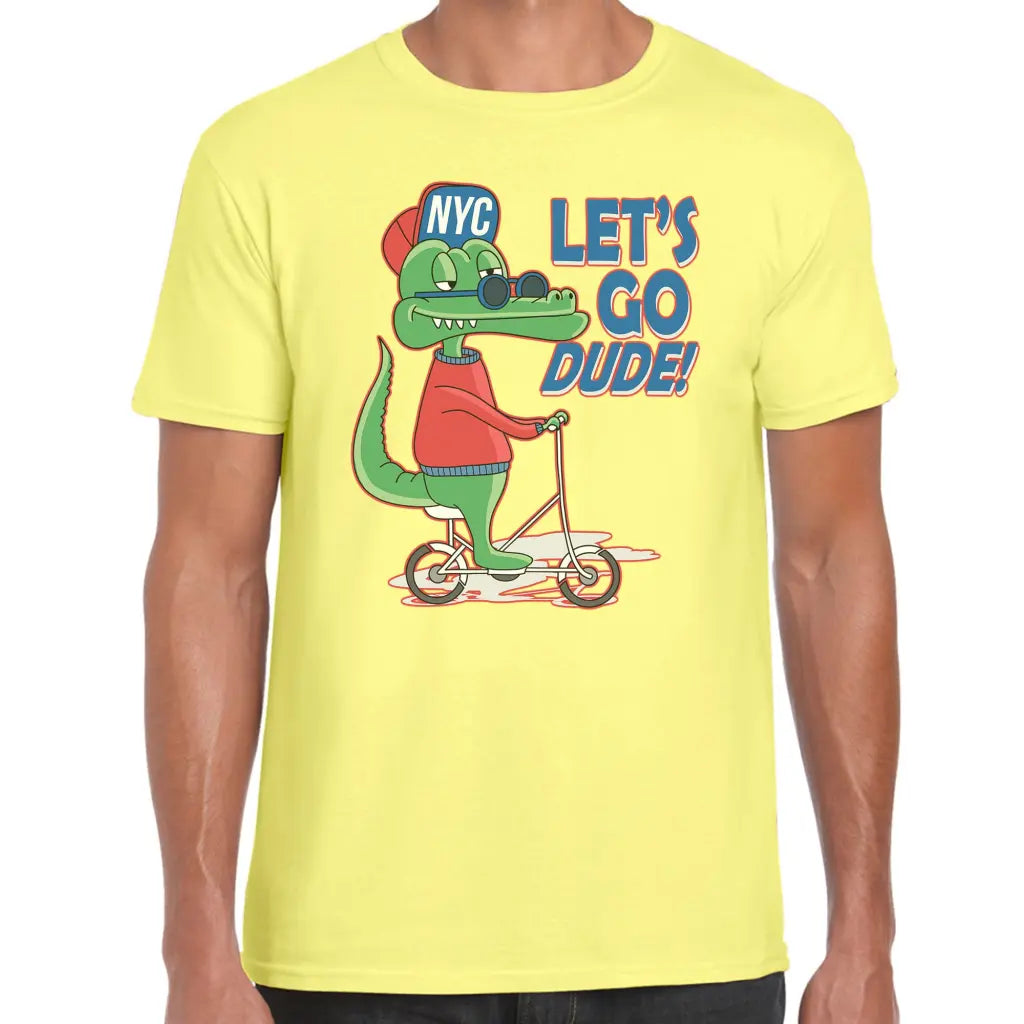 Nyc Scooter Crocodile T-Shirt - Tshirtpark.com