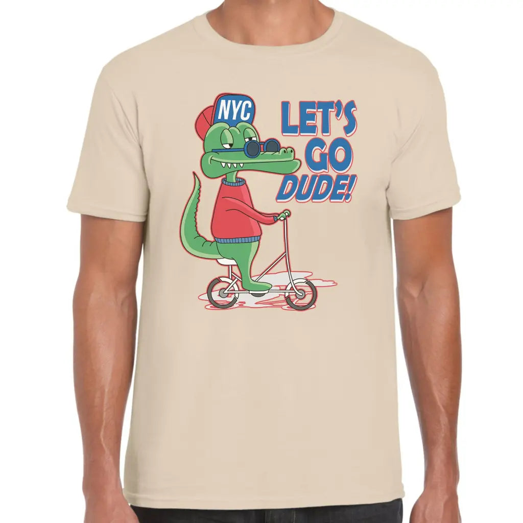 Nyc Scooter Crocodile T-Shirt - Tshirtpark.com