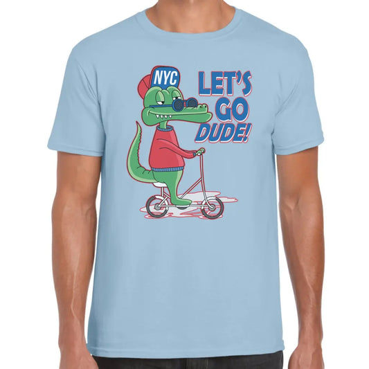 Nyc Scooter Crocodile T-Shirt - Tshirtpark.com