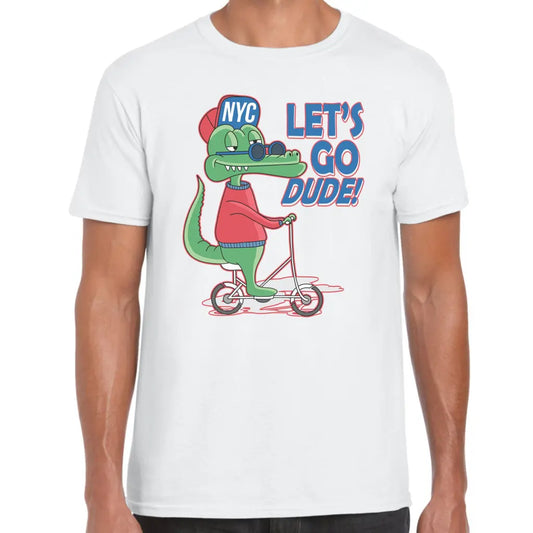 Nyc Scooter Crocodile T-Shirt - Tshirtpark.com