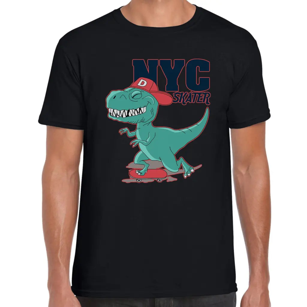 Nyc Skater Dino T-Shirt - Tshirtpark.com