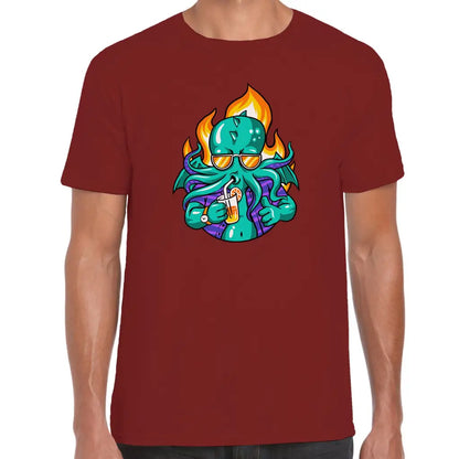 Octopus Drink T-Shirt - Tshirtpark.com