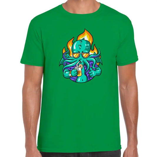 Octopus Drink T-Shirt - Tshirtpark.com