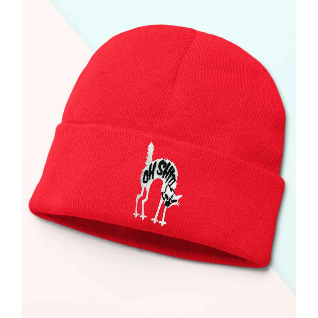 Oh Sht Cat Beanie - Tshirtpark.com