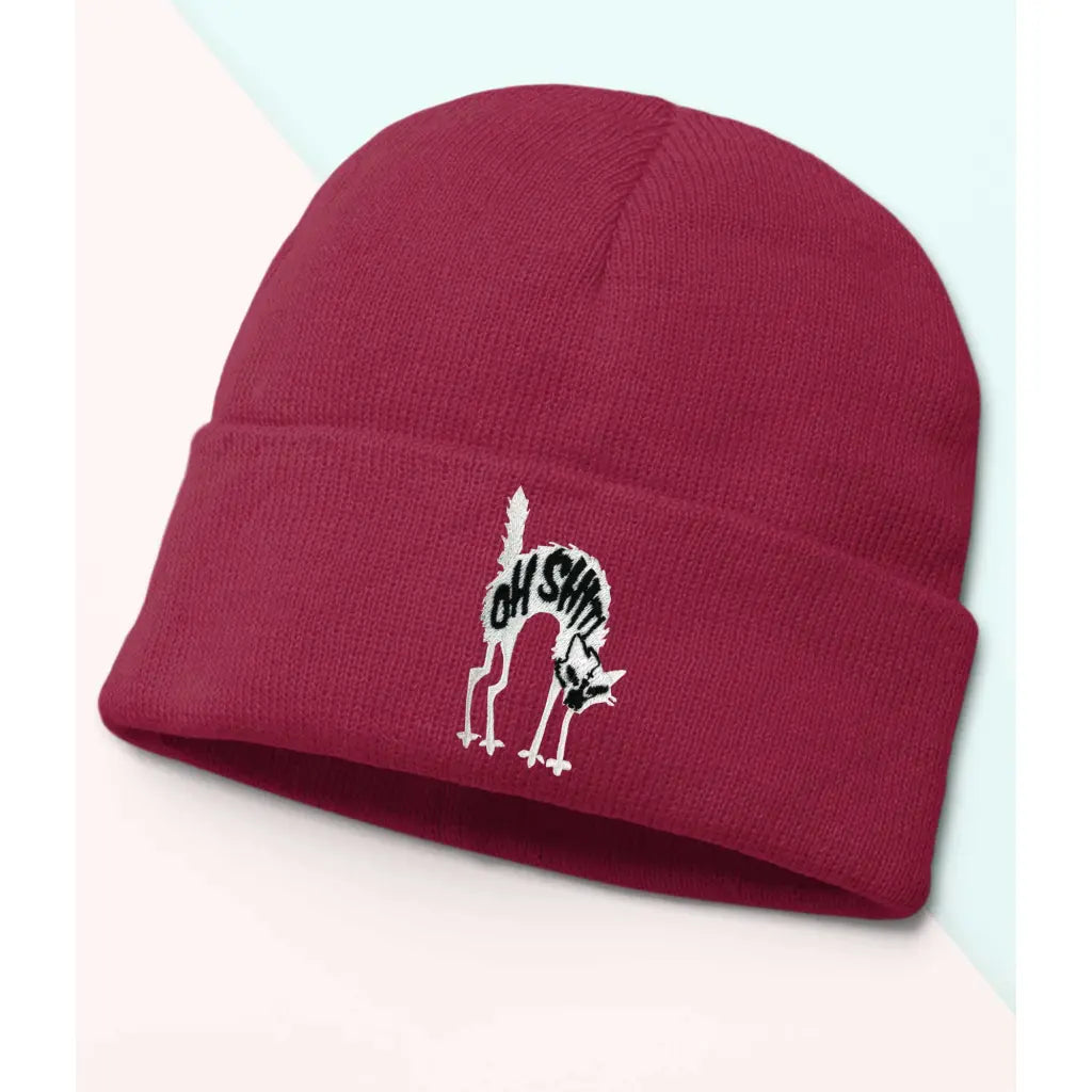 Oh Sht Cat Beanie - Tshirtpark.com