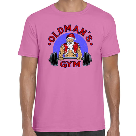 Old Mans Gym Santa T-Shirt - Tshirtpark.com