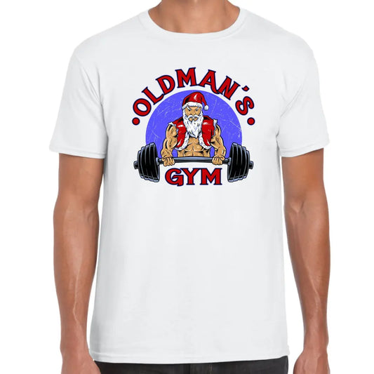 Old Mans Gym Santa T-Shirt - Tshirtpark.com