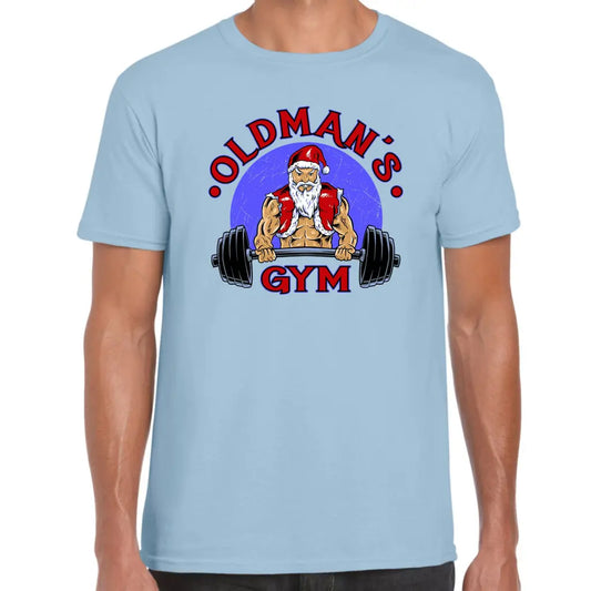 Old Mans Gym Santa T-Shirt - Tshirtpark.com