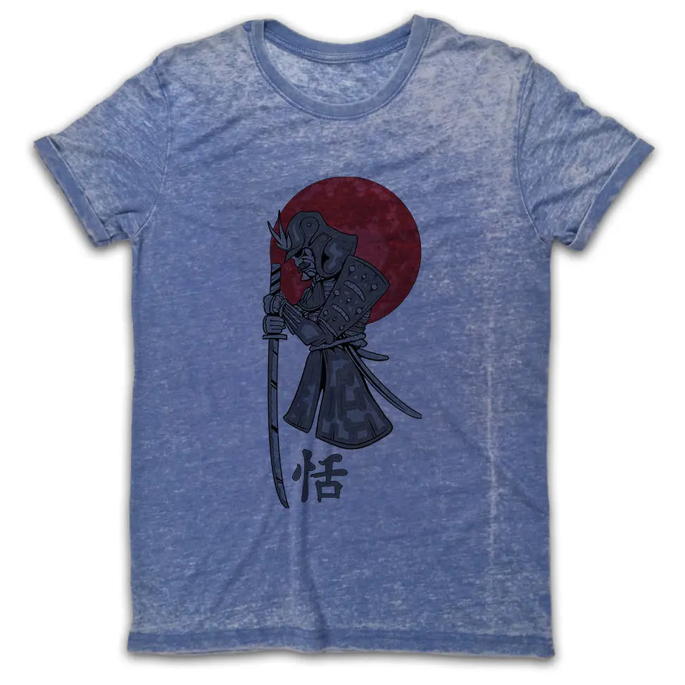 Old Samurai Vintage Burn-Out T-Shirt - Tshirtpark.com