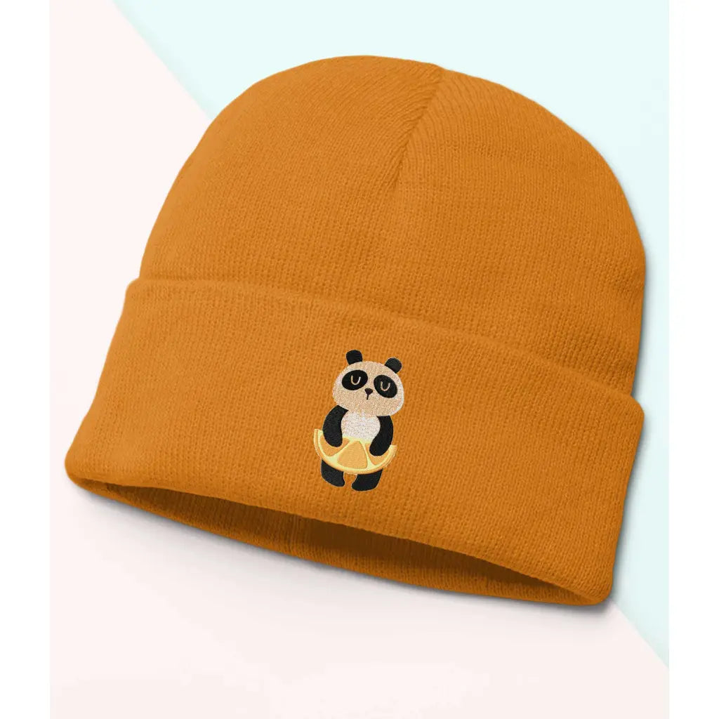 Orange Skirt Panda Beanie - Tshirtpark.com