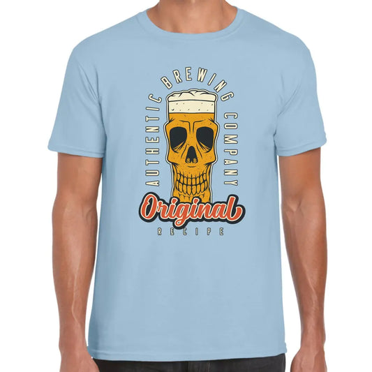 Original Skull Beer Glass T-Shirt - Tshirtpark.com