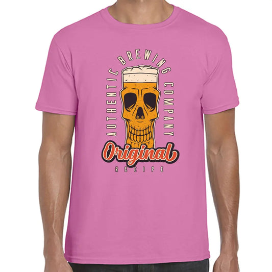 Original Skull Beer Glass T-Shirt - Tshirtpark.com