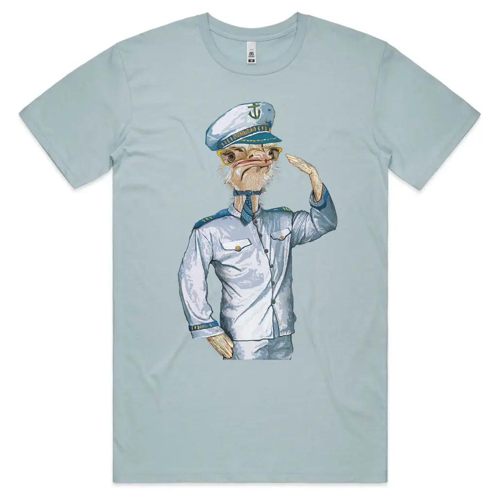 Ostrich Captain T-Shirt - Tshirtpark.com