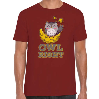 Owl Right T-Shirt - Tshirtpark.com