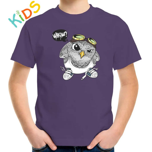 Owl Whom Kids T-shirt - Tshirtpark.com