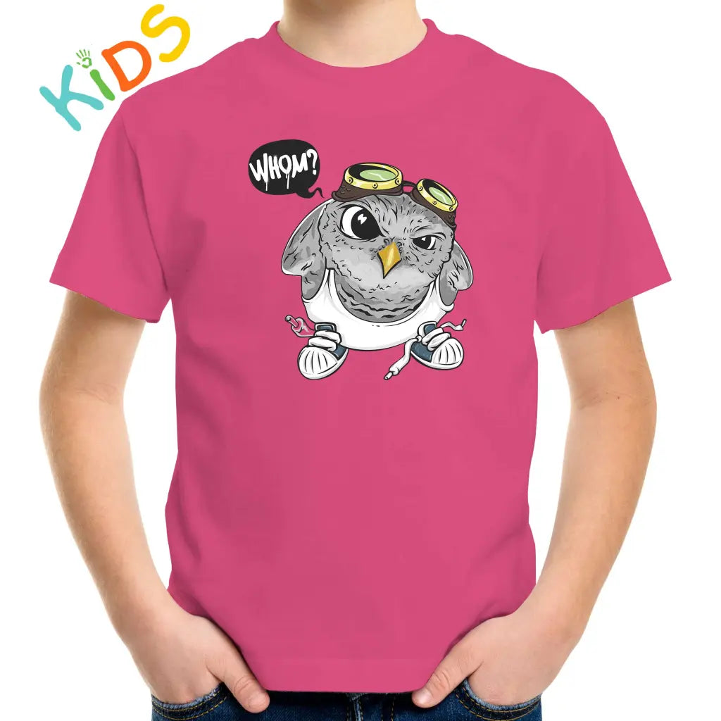 Owl Whom Kids T-shirt - Tshirtpark.com