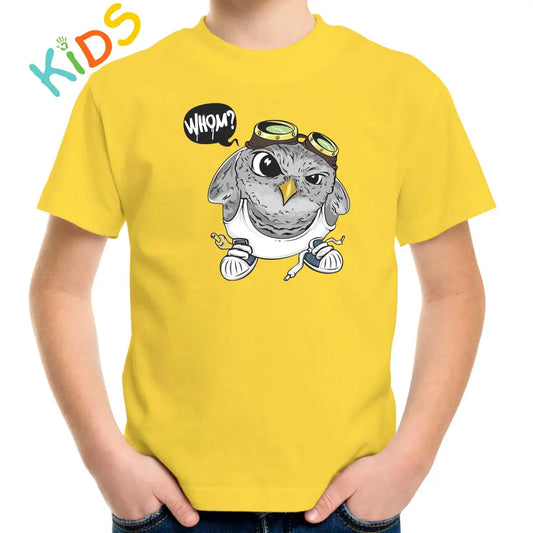 Owl Whom Kids T-shirt - Tshirtpark.com