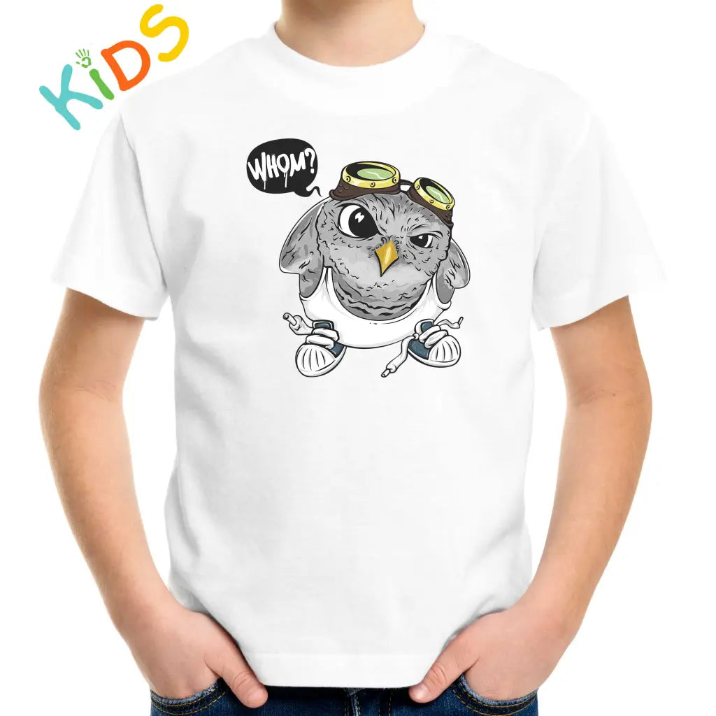 Owl Whom Kids T-shirt - Tshirtpark.com