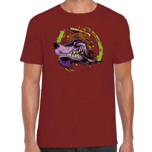 Paint Brush Wolf T-Shirt - Tshirtpark.com