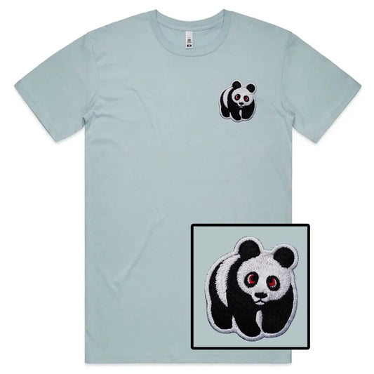 Panda Embroidered T-Shirt - Tshirtpark.com