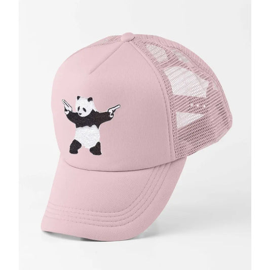 Panda Gun Trucker Cap - Tshirtpark.com