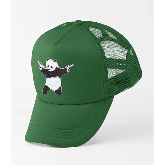 Panda Gun Trucker Cap - Tshirtpark.com