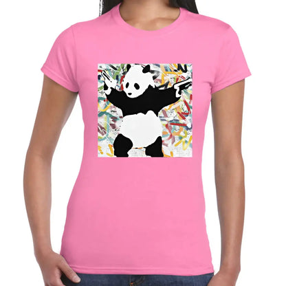Panda Ladies Banksy T-Shirt - Tshirtpark.com