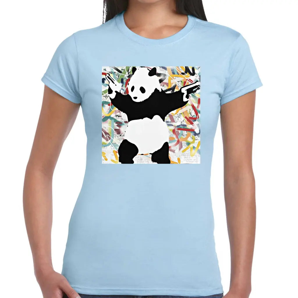 Panda Ladies Banksy T-Shirt - Tshirtpark.com