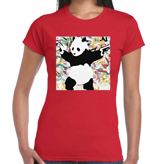 Panda Ladies Banksy T-Shirt - Tshirtpark.com