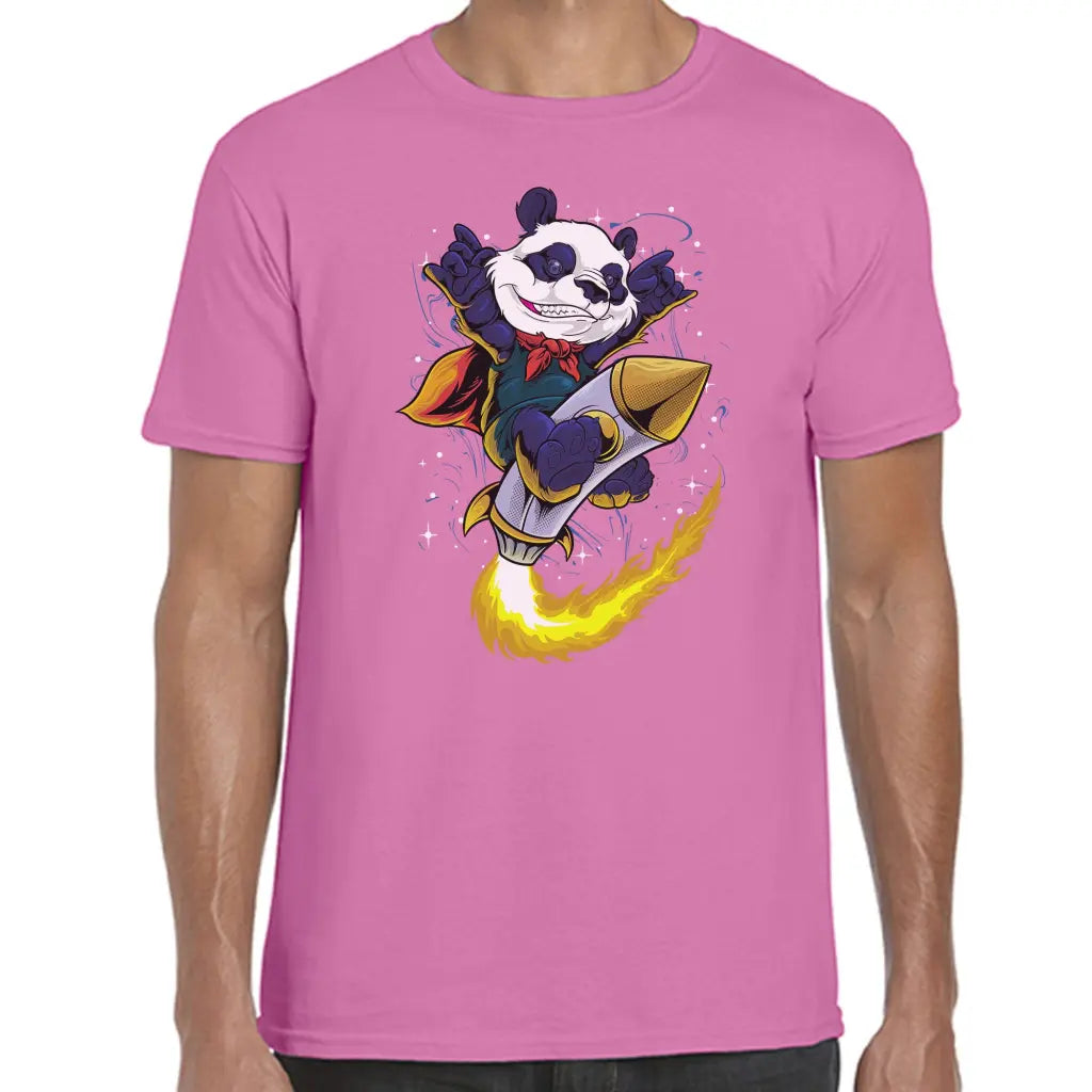 Panda Rocket T-Shirt - Tshirtpark.com