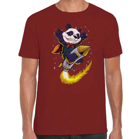 Panda Rocket T-Shirt - Tshirtpark.com