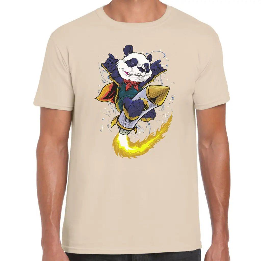 Panda Rocket T-Shirt - Tshirtpark.com