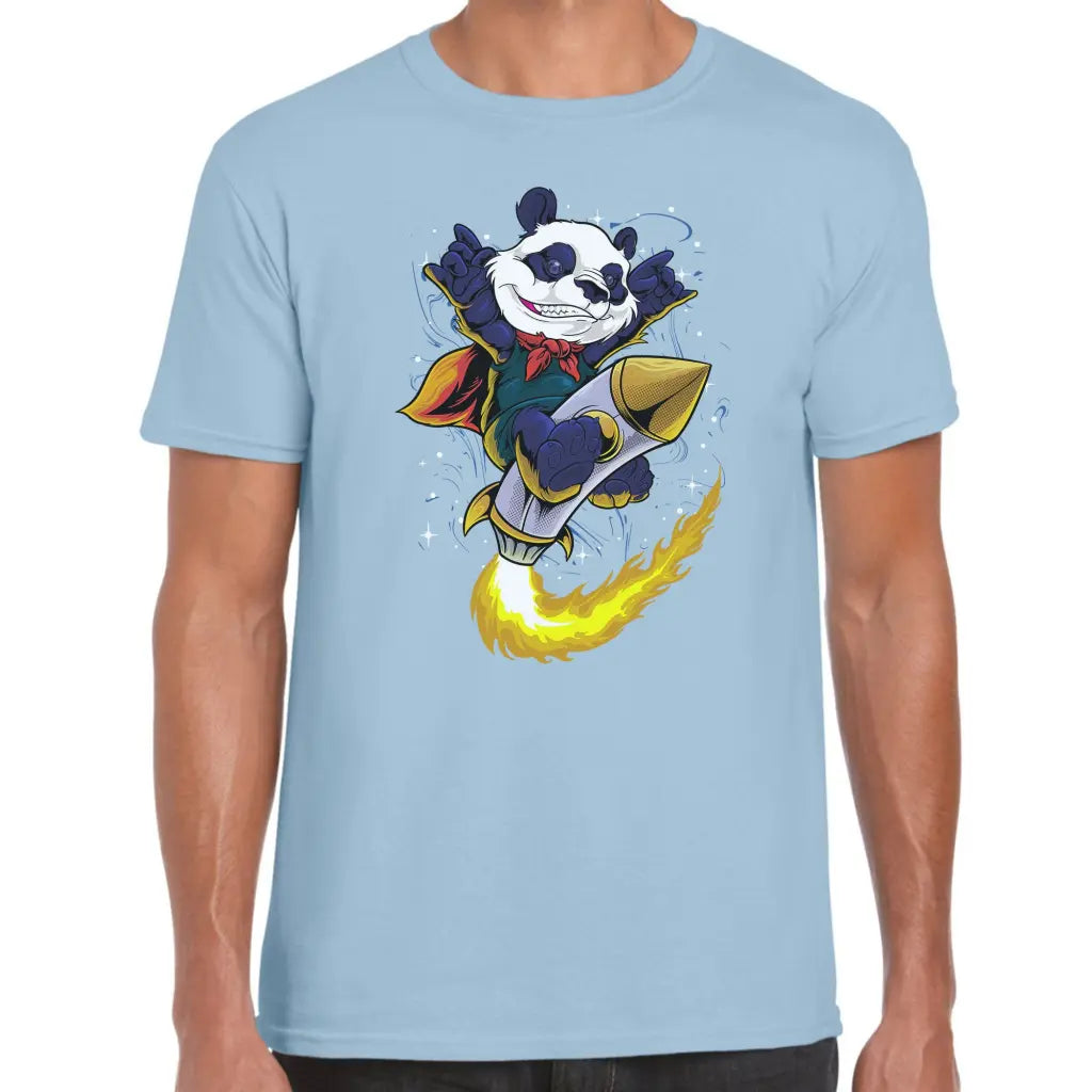 Panda Rocket T-Shirt - Tshirtpark.com