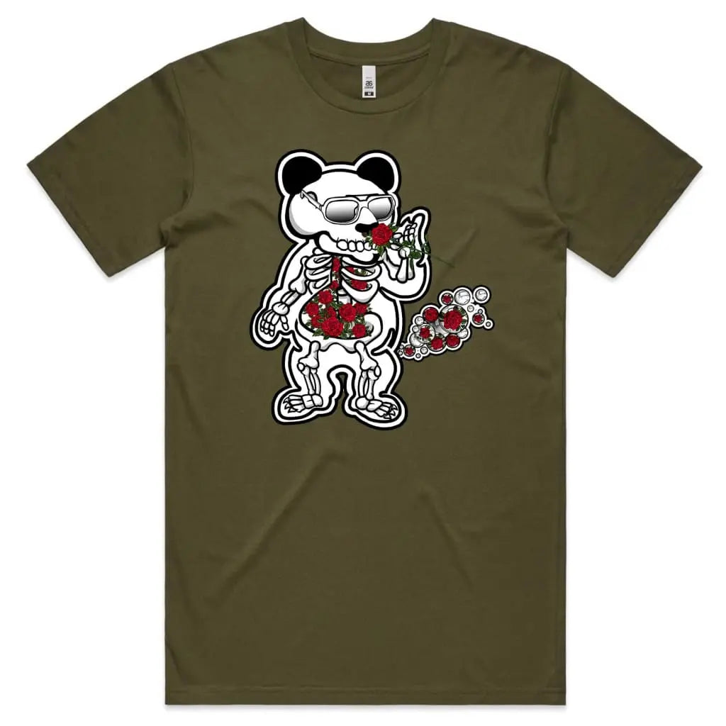 Panda Rose T-Shirt - Tshirtpark.com