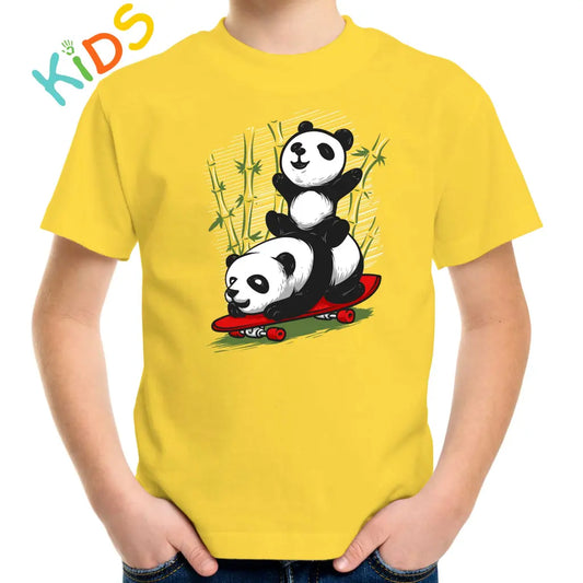 Panda Skate Kids T-shirt - Tshirtpark.com