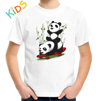 Panda Skate Kids T-shirt - Tshirtpark.com