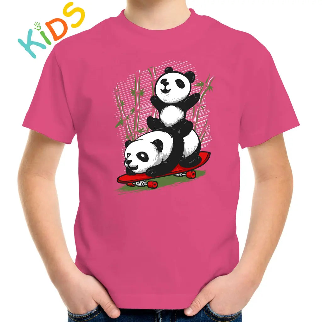 Panda Skate Kids T-shirt - Tshirtpark.com