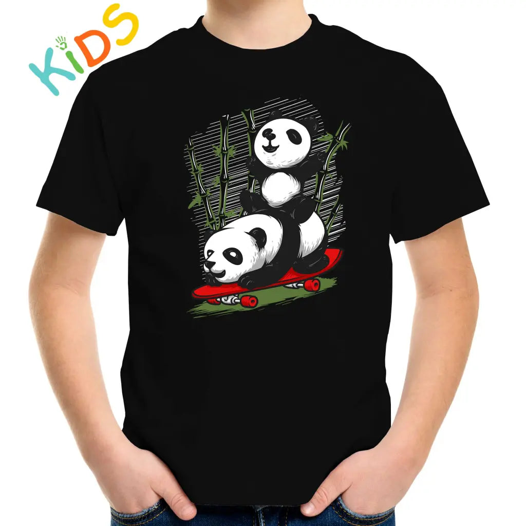 Panda Skate Kids T-shirt - Tshirtpark.com