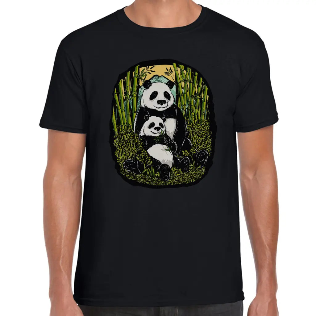 Pandas Eating T-Shirt - Tshirtpark.com